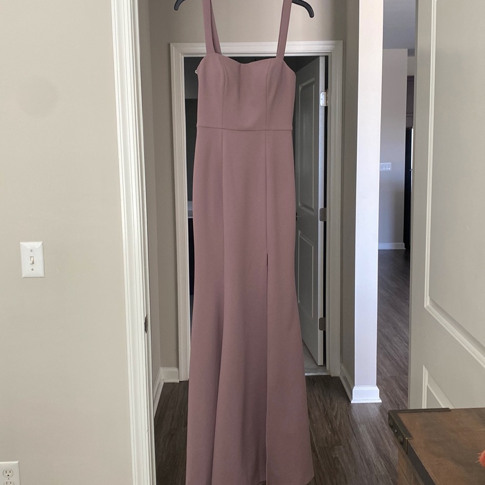 JENNY YOO - BRAND NEW - JENNER GOWN - US 4 - COLOR FIG - NWT - BRIDESMAI…